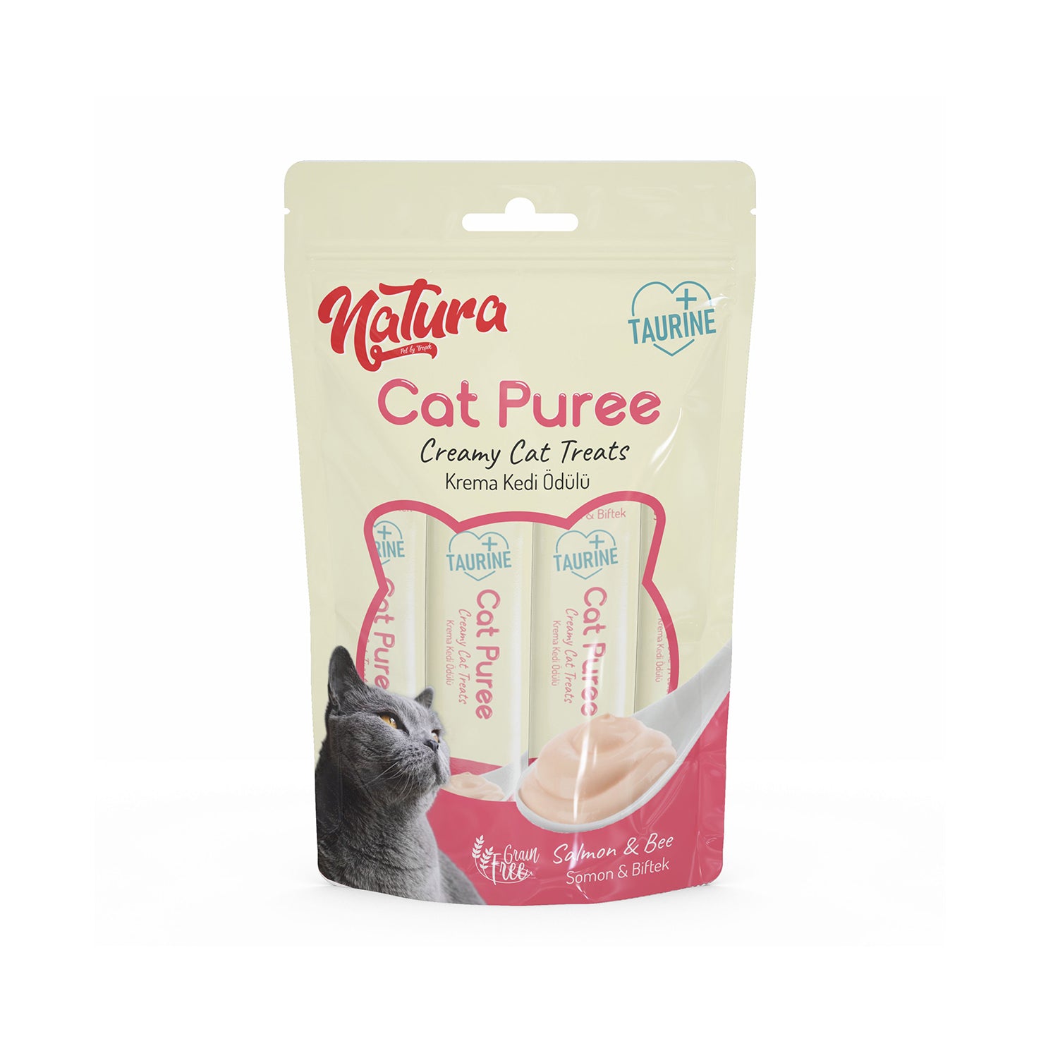 Natura Cat Piure Mix 5 × 12 g