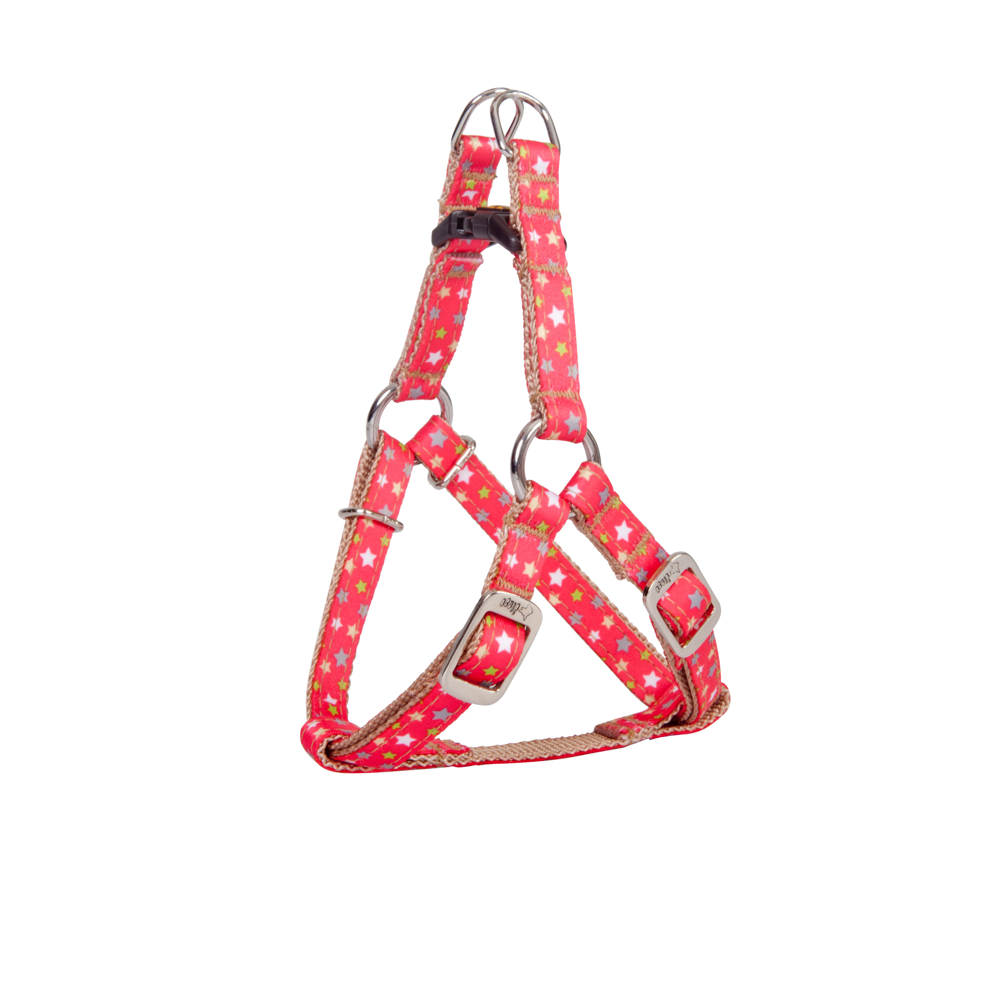 Ham colorat tip step-in pentru câini de talie mică AMERICA